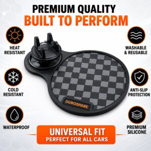 Car Dashboard Anti-Slip Mat with 360° Rotating Mobile Holder | Car Dashboard Mat Anti Slip with Mobile Holder